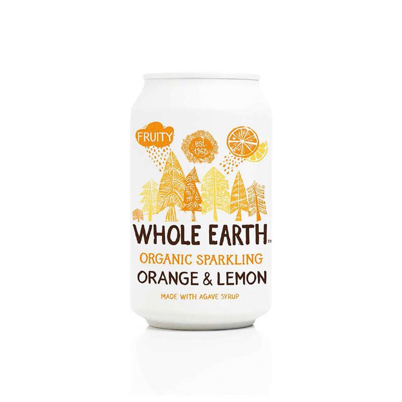 Sparkling orangelemon van Whole Earth Excl. statiegeld, 24 x 330 ml 1 op voorraad tht april 27
